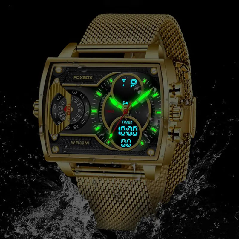 Tiger Top Luxury men's watch in waterfront