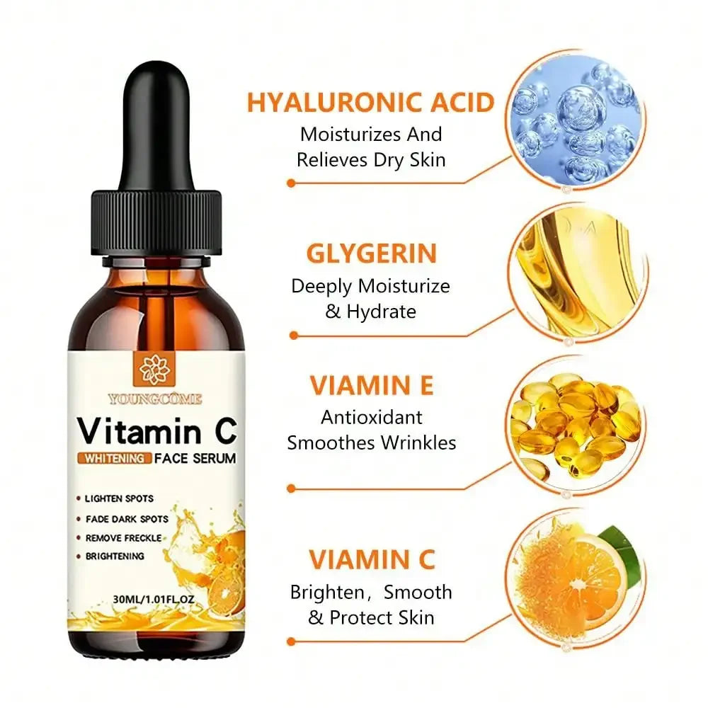 Vitamina C  facial com ácido hialurônico