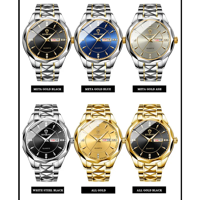 Extra luxurious super resistant men's business watch