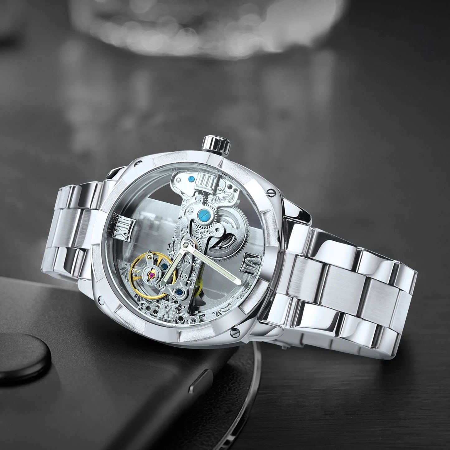 New Watch Transparent Mega Luxo