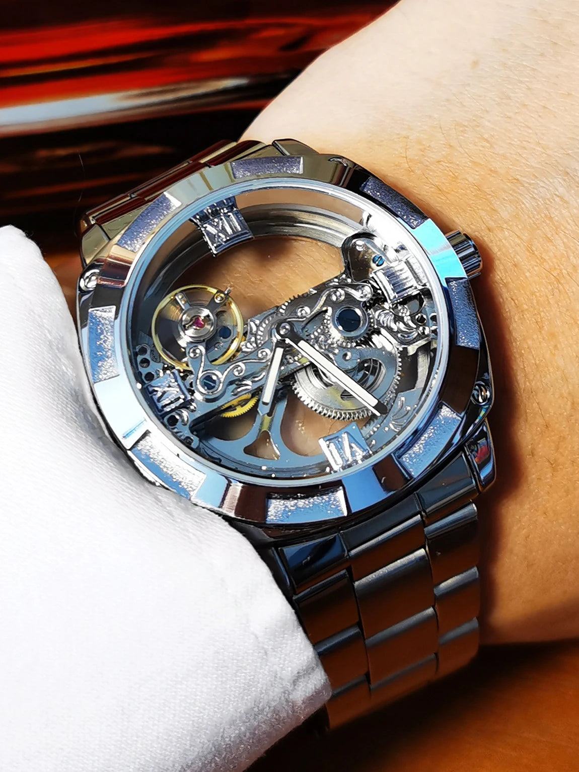 New Watch Transparent Mega Luxo